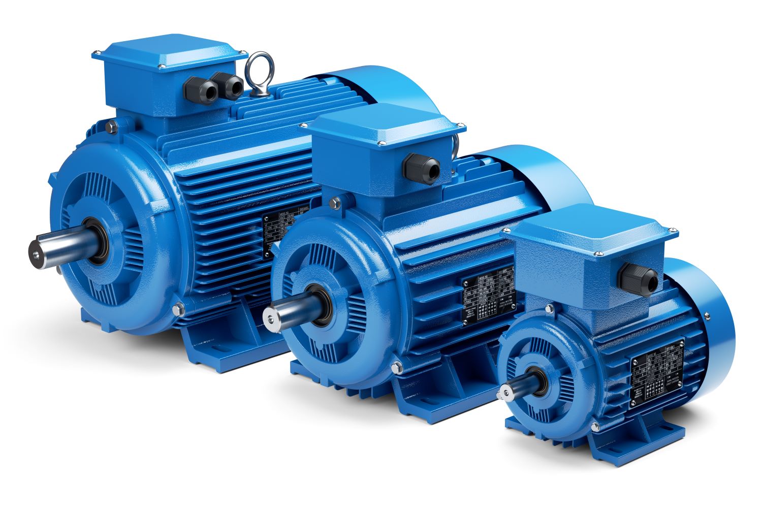3 electric motors 